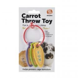 Small 'N' Furry Carrot Throw Toy - Pet Supplier Store