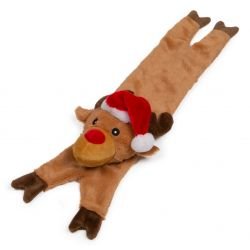 Stuffed Head Squeaky Reindeer - Pet Supplier Store