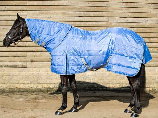 100g Stable Rug With Detachable Neck - Cornflower - Pet Supplier Store