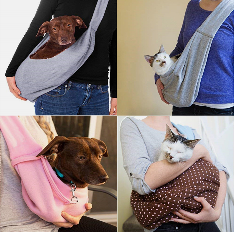 Pet shoulder foldable bag carrier