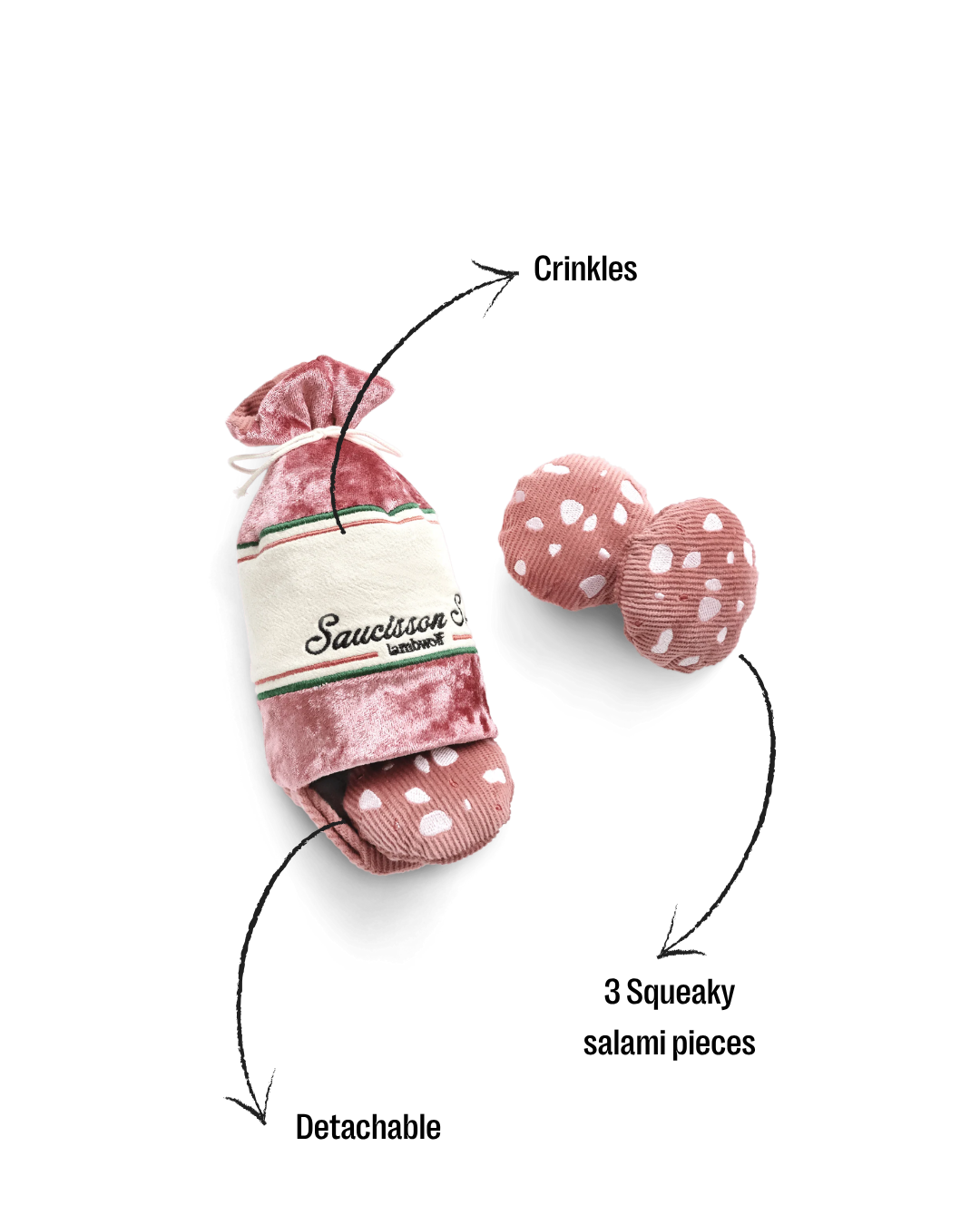 Saucisson Enrichment Dog Toy