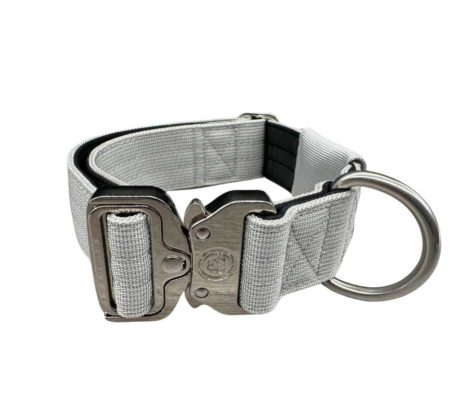4cm Nylon BTactical™ Tracker Collar | Misty Grey