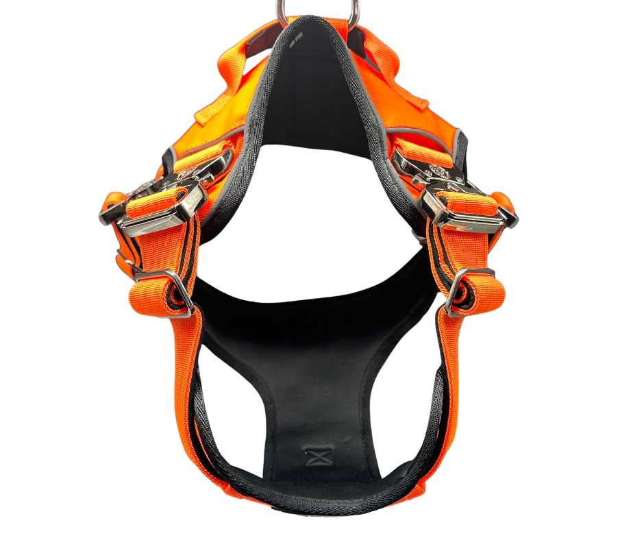 The No Pull Ultimate BTactical Harness | Citrus Orange