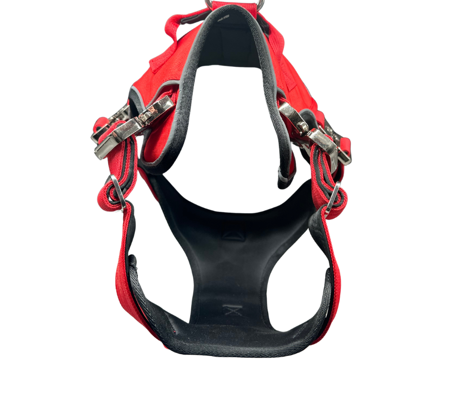 The No Pull Ultimate BTactical Harness | Citrus Red