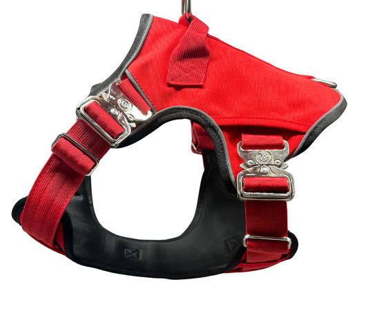 The No Pull Ultimate BTactical Harness | Citrus Red