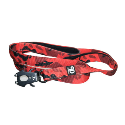 150cm Sport Lead Red Camo - Pet Supplier Store