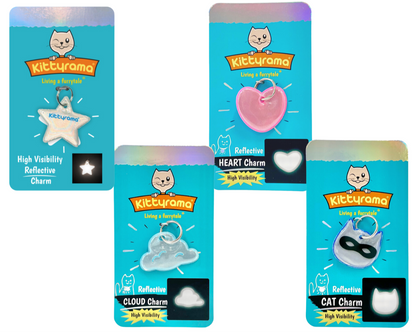 Kittyrama Reflective Cat Collar Charms