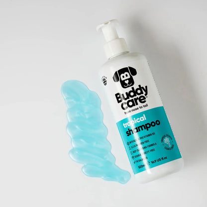 Buddy Care Tropical Dog Shampoo – Fruity Freshness & Gentle Clean 🌴🐶🍍