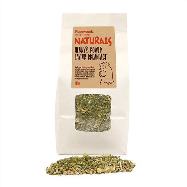 Henny's Power Laying Breakfast 1kg | Natural Wellness & Egg-Laying Support for Chickens