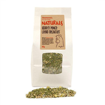 Henny's Power Laying Breakfast 1kg | Natural Wellness & Egg-Laying Support for Chickens