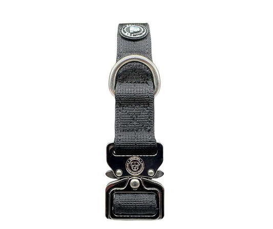 2.5cm Nylon BTactical™ Collar | Midnight Black - Pet Supplier Store