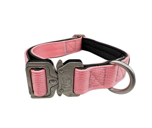 2.5cm Nylon BTactical™ Collar | Pretty Pink - Pet Supplier Store