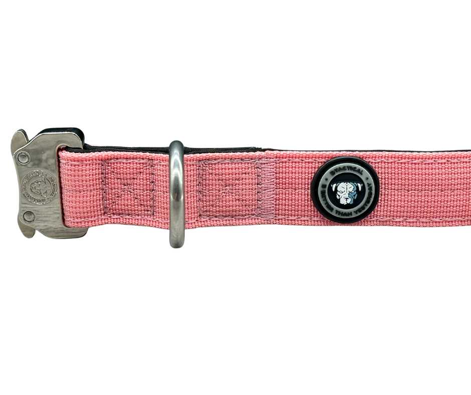2.5cm Nylon BTactical™ Collar | Pretty Pink - Pet Supplier Store
