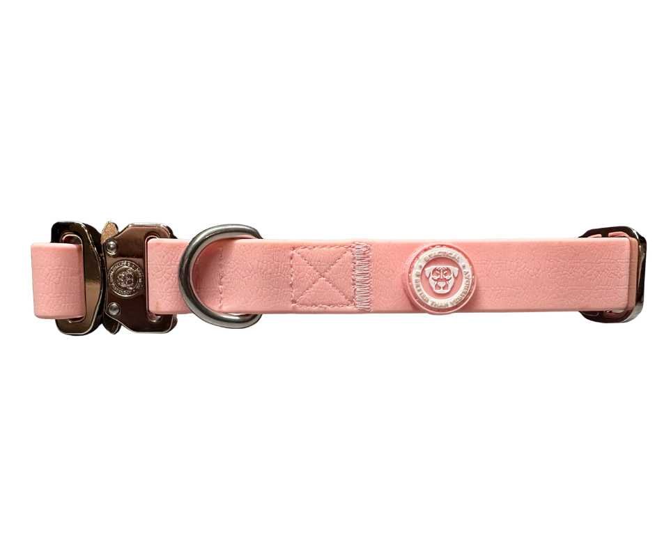 2.5cm PVC BTactical™ Collar | Pastel Pink - Pet Supplier Store