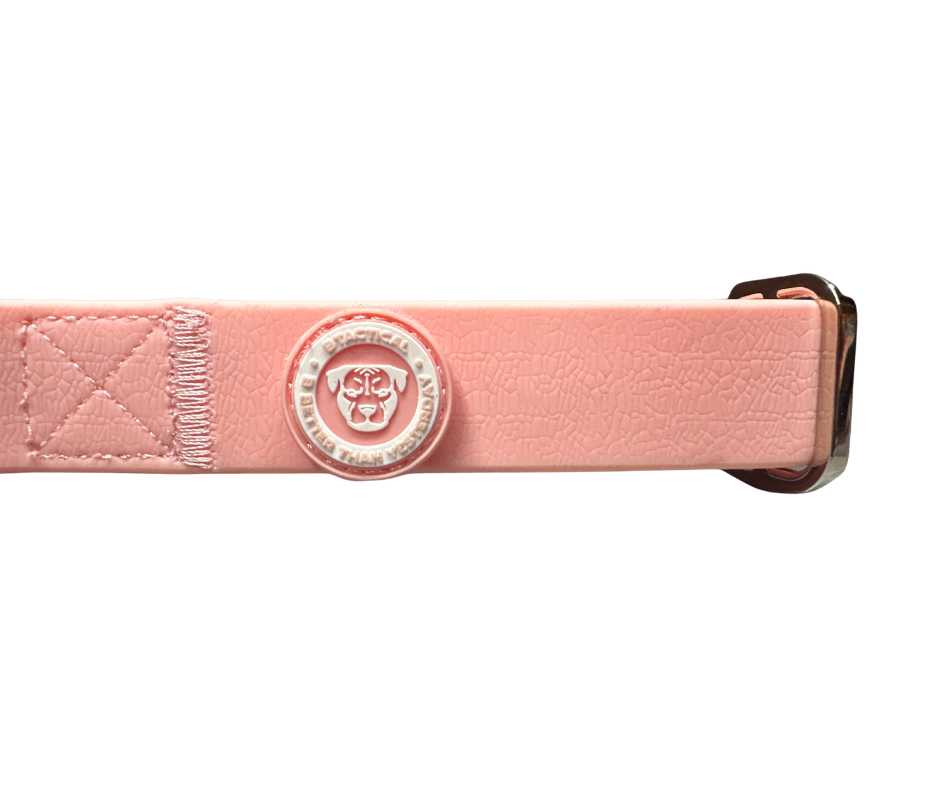 2.5cm PVC BTactical™ Collar | Pastel Pink - Pet Supplier Store
