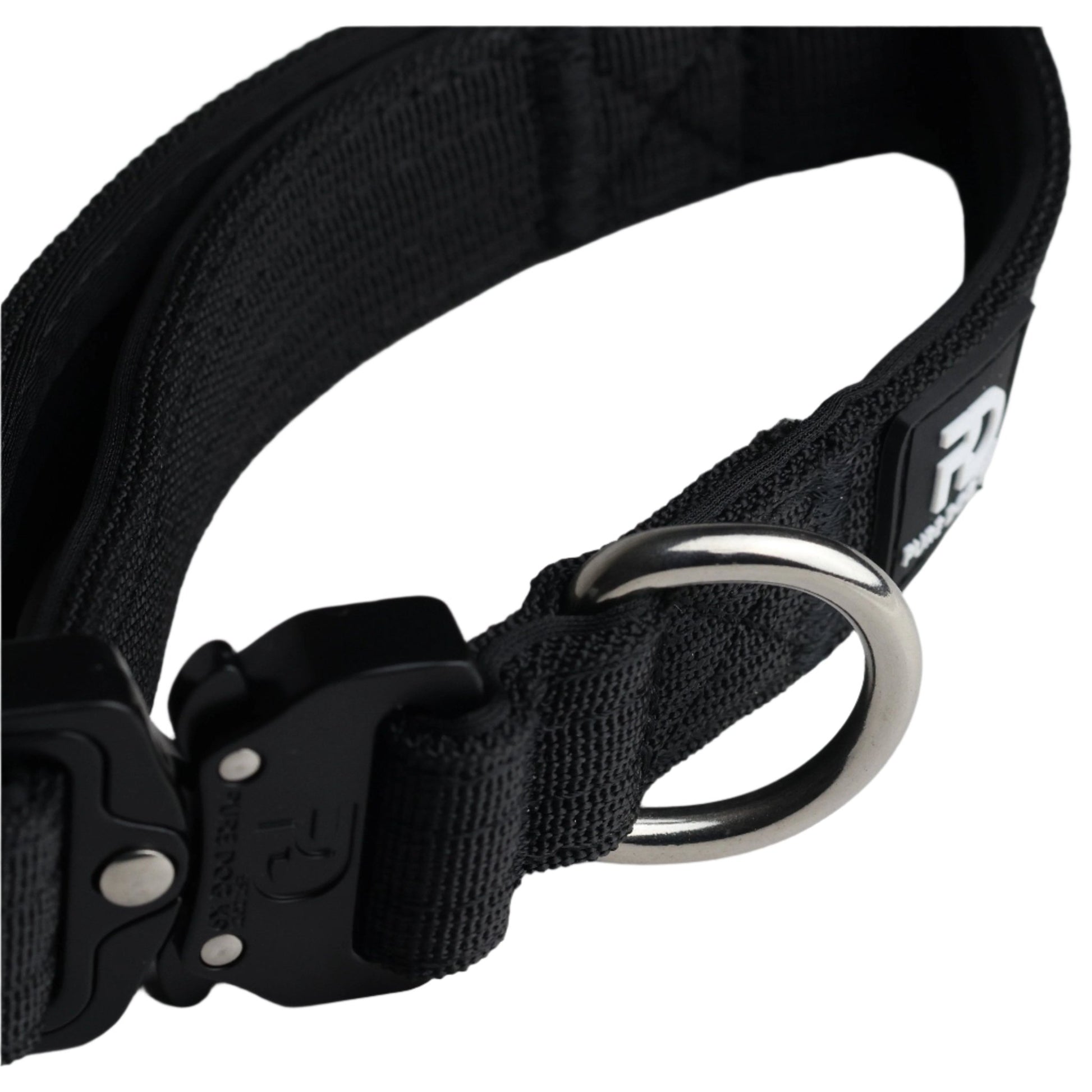 2.5cm Tactical Collar Black - Pet Supplier Store