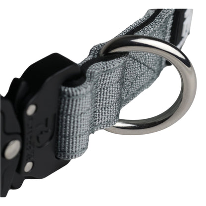 2.5cm Tactical Collar Grey - Pet Supplier Store