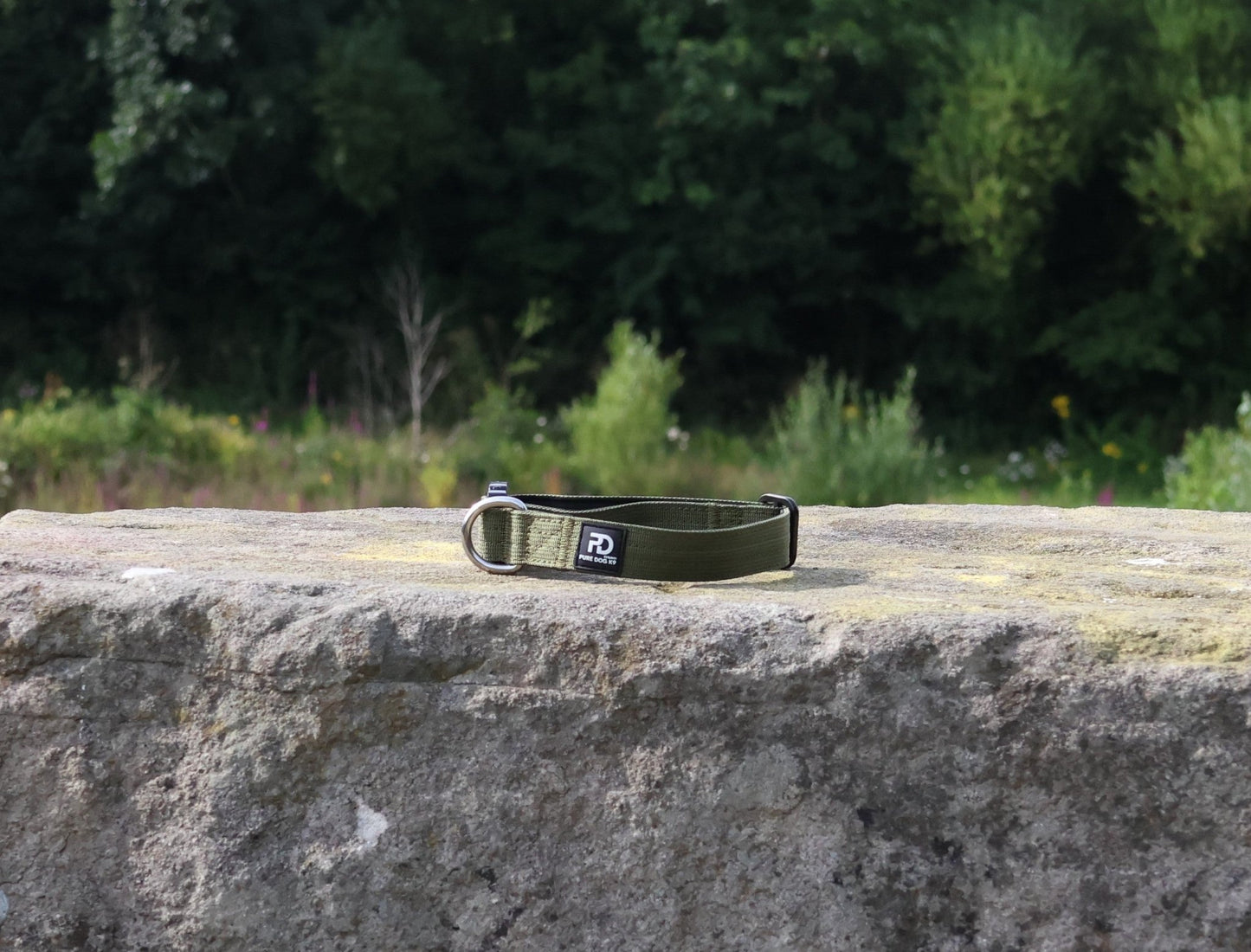 2.5cm Tactical Collar Khaki - Pet Supplier Store