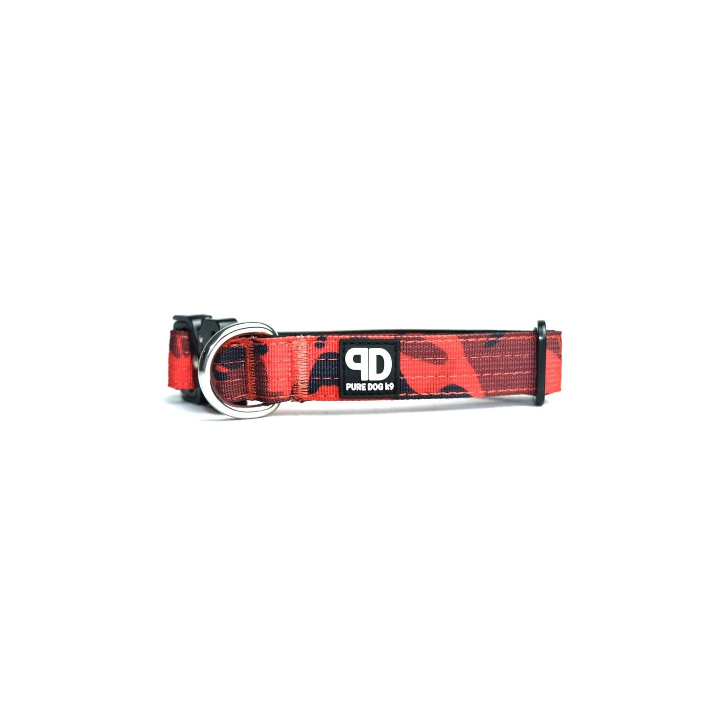 2.5cm Tactical Collar Red Camo - Pet Supplier Store