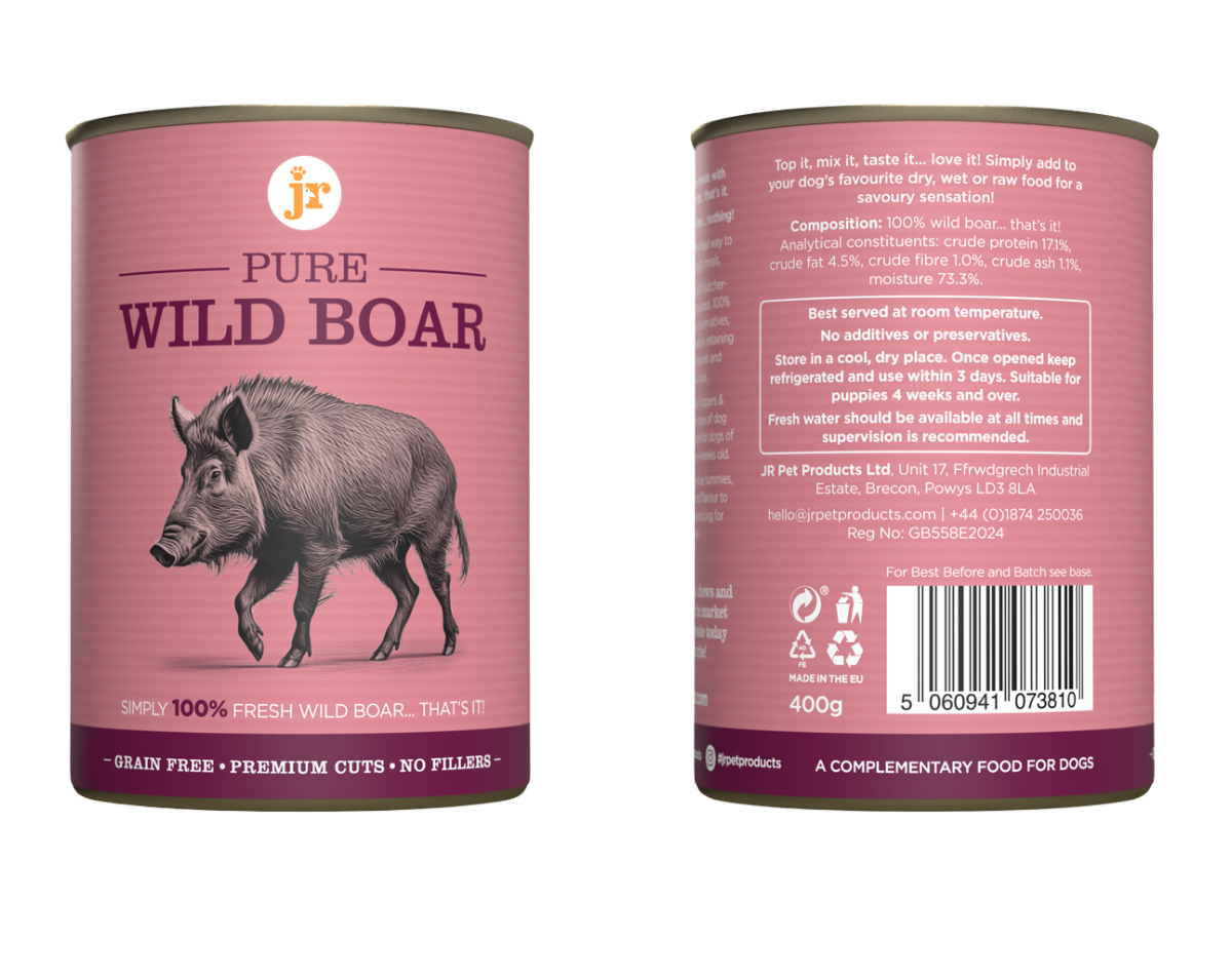 Jr Pure Dog Food Topper/Mixer Cans 80g - 400g