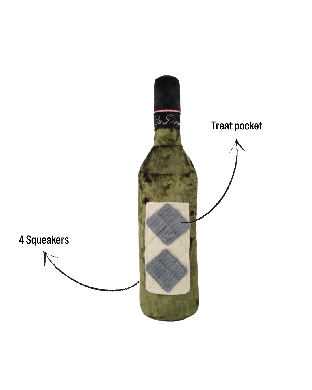 Merlot enrichment dog toy