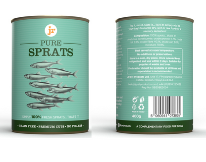 Jr Pure Dog Food Topper/Mixer Cans 80g - 400g