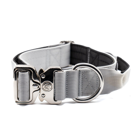 4cm Nylon BTactical™ Collar | Misty Grey - Pet Supplier Store