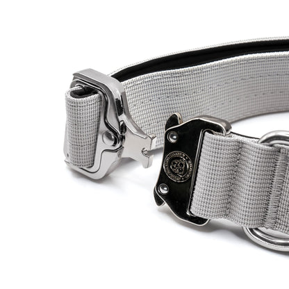 4cm Nylon BTactical™ Collar | Misty Grey - Pet Supplier Store