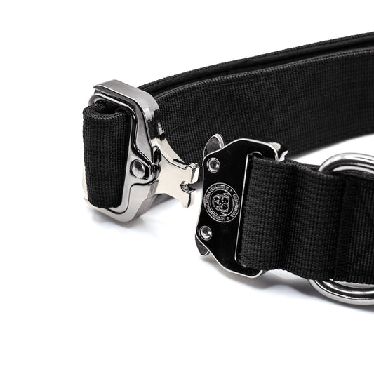 4cm Nylon BTactical™ Tracker Collar | Midnight Black - NEW - Pet Supplier Store