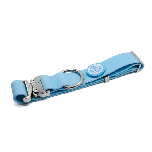 4cm PVC BTactical™ Collar | Pastel Blue - Pet Supplier Store