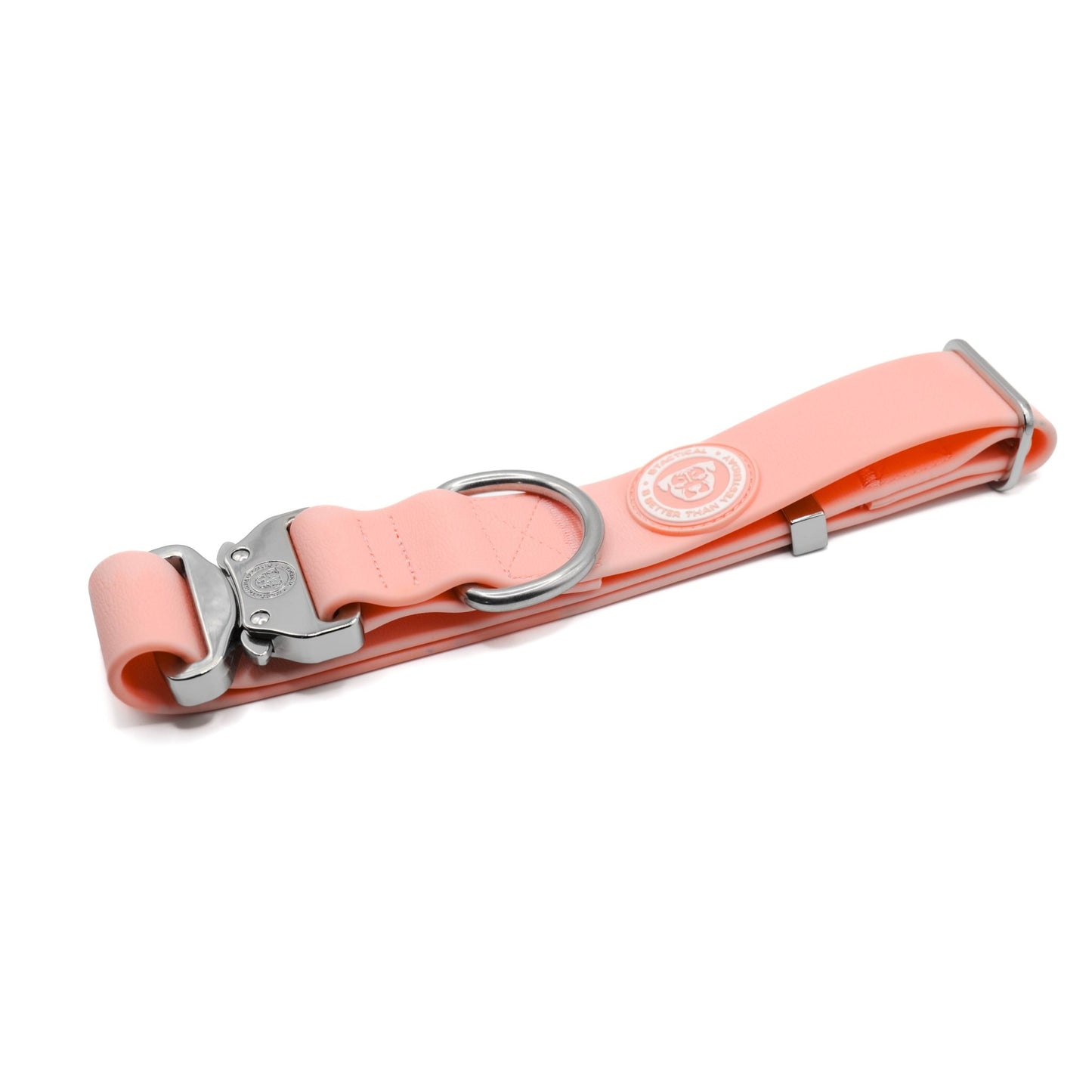 4cm PVC BTactical™ Collar | Pastel Pink - Pet Supplier Store