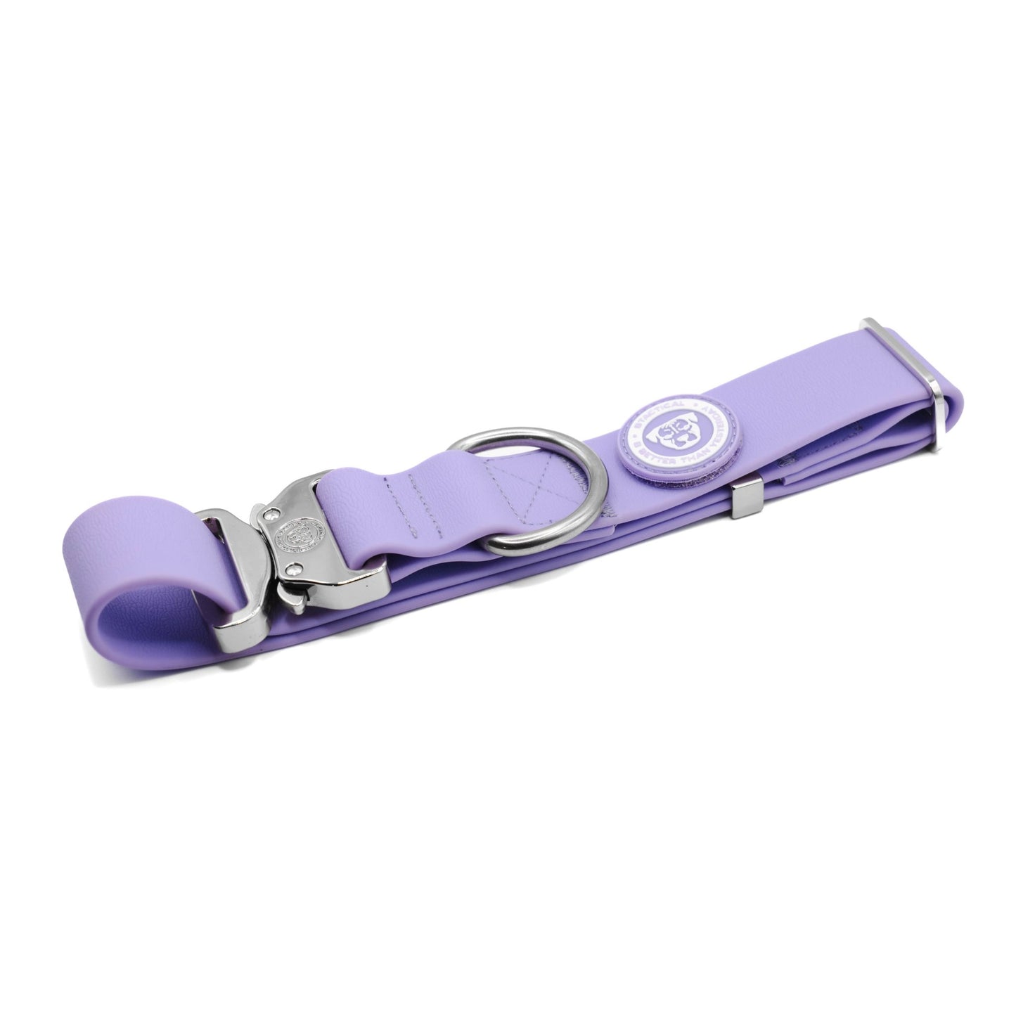 4cm PVC BTactical™ Collar | Pastel Purple - Pet Supplier Store