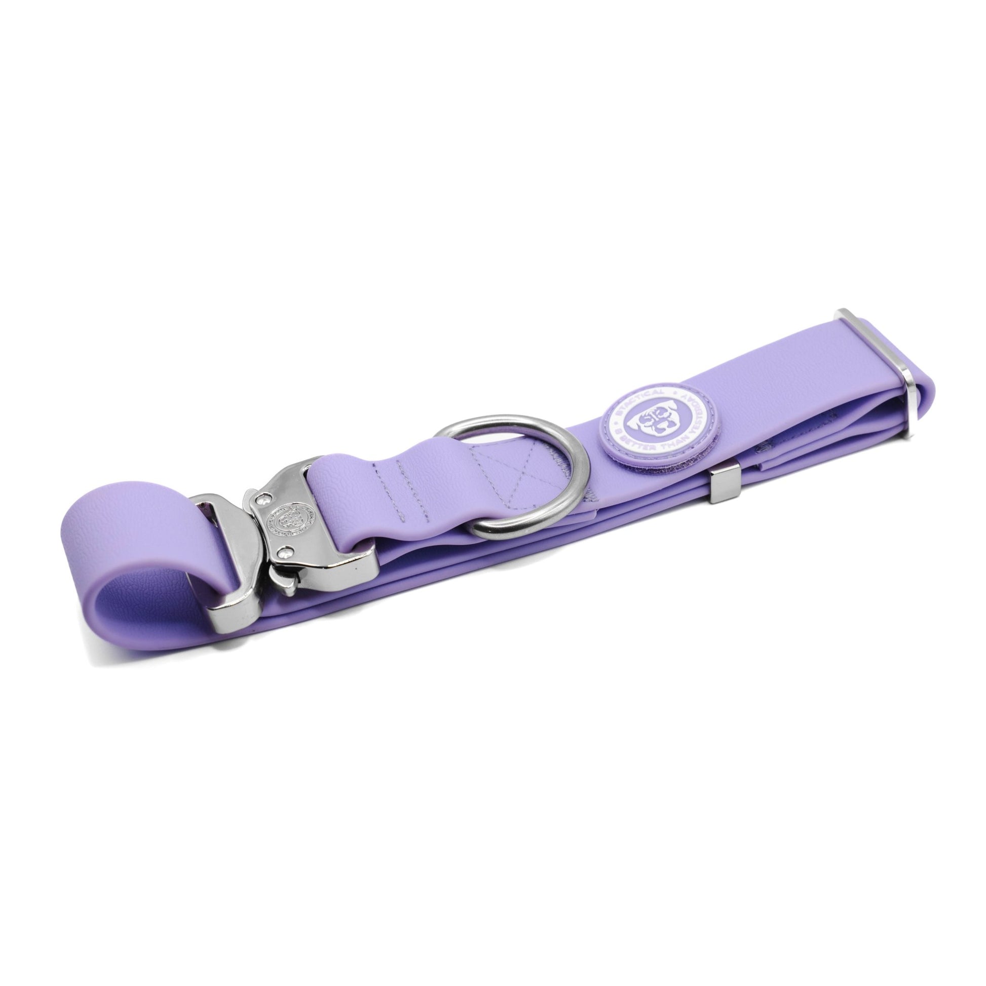 4cm PVC BTactical™ Collar | Pastel Purple - Pet Supplier Store