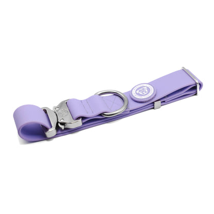 4cm PVC BTactical™ Collar | Pastel Purple - Pet Supplier Store