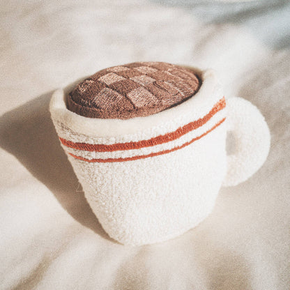 Espresso Pop Enrichment Dog Toy