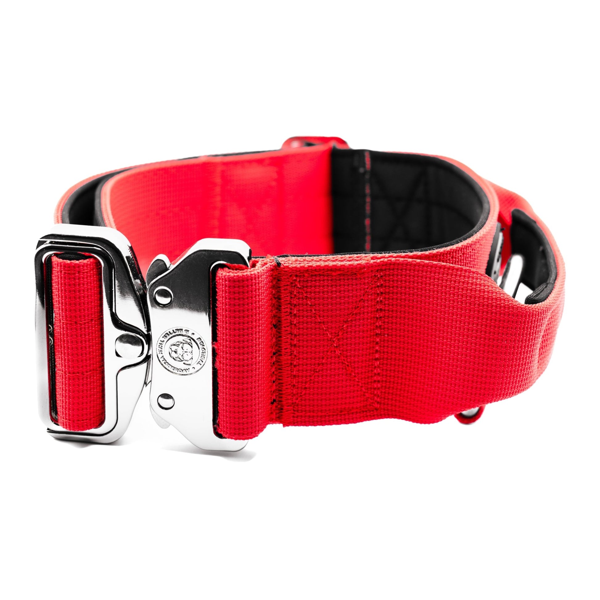 5cm Nylon BTactical™ Collar | Citrus Red - Pet Supplier Store