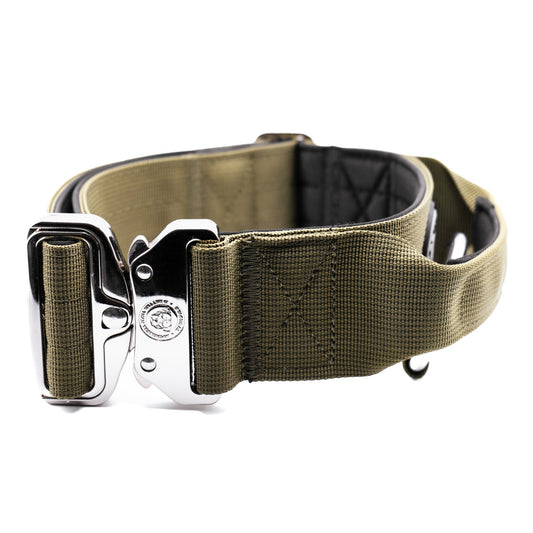 5cm Nylon BTactical™ Collar | Khaki Green - Pet Supplier Store
