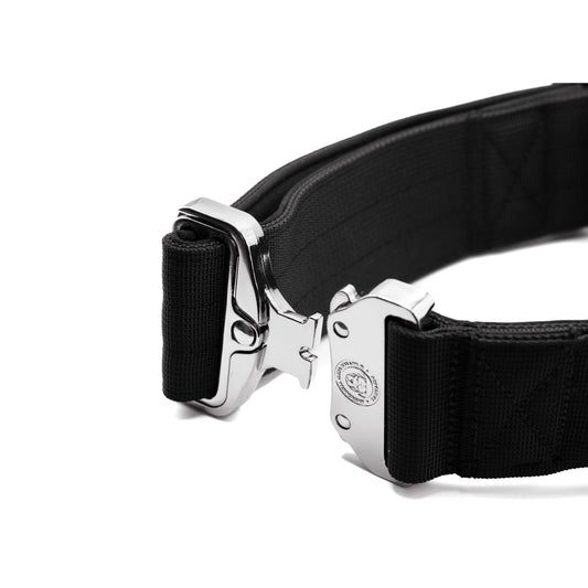 5cm Nylon BTactical™ Collar | Midnight Black - Pet Supplier Store