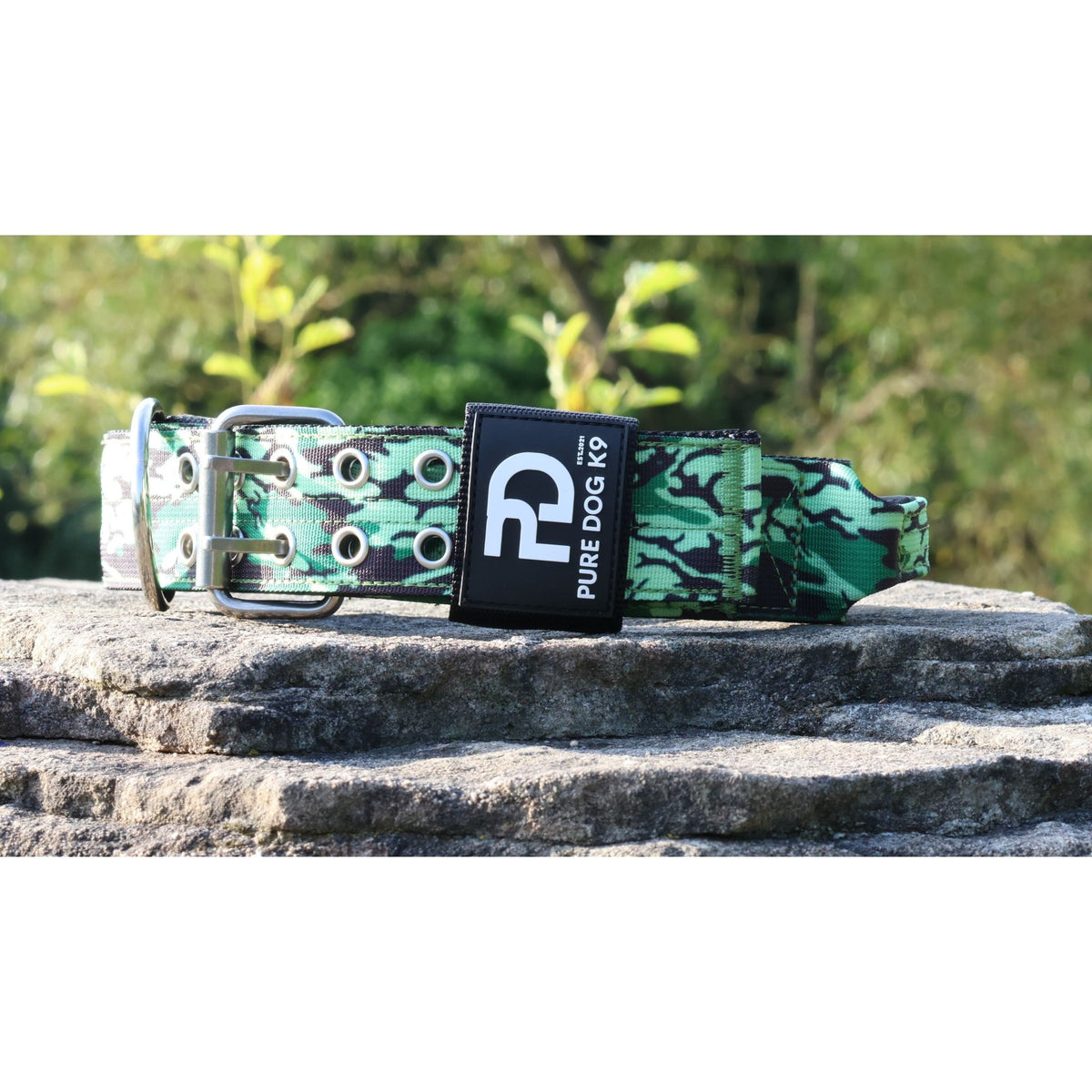 5cm Sport Collar Green Camo - Pet Supplier Store