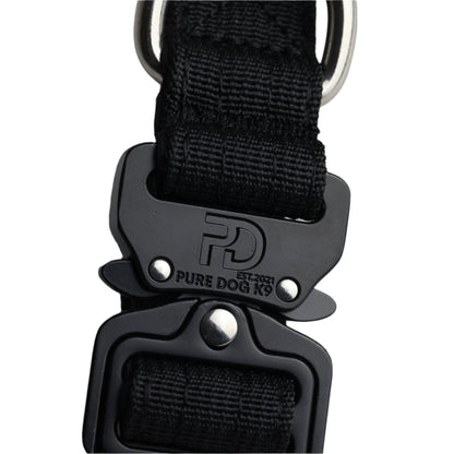 5cm Tactical Collar Black - Pet Supplier Store