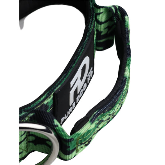 5cm Tactical Collar Green Camo - Pet Supplier Store
