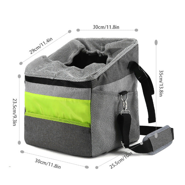 Fluorescent Bicycle Dog Carrier Bag