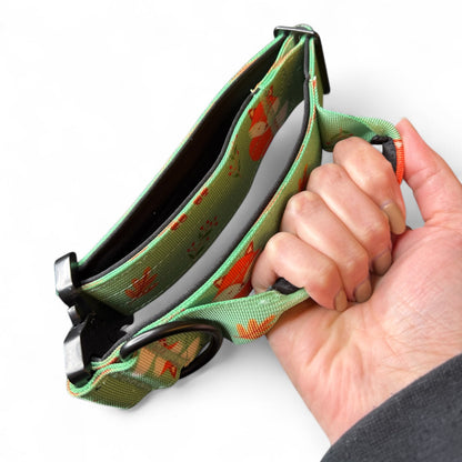 Inquisitive Fox Tactical Dog Collar (L–XL) – Heavy-Duty Strength Meets Bold Style