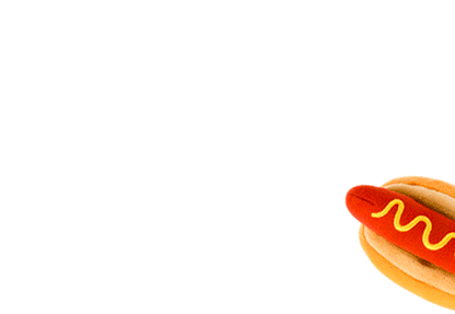 American Classic Hot Dog Enrichment Toy