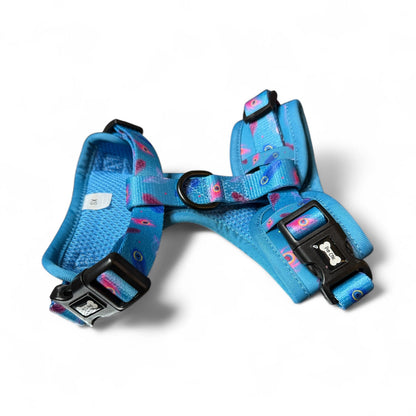 Power Peacock Step-In Adjustable Harness – Easy, Comfy & Made for Stylish Small Dogs!