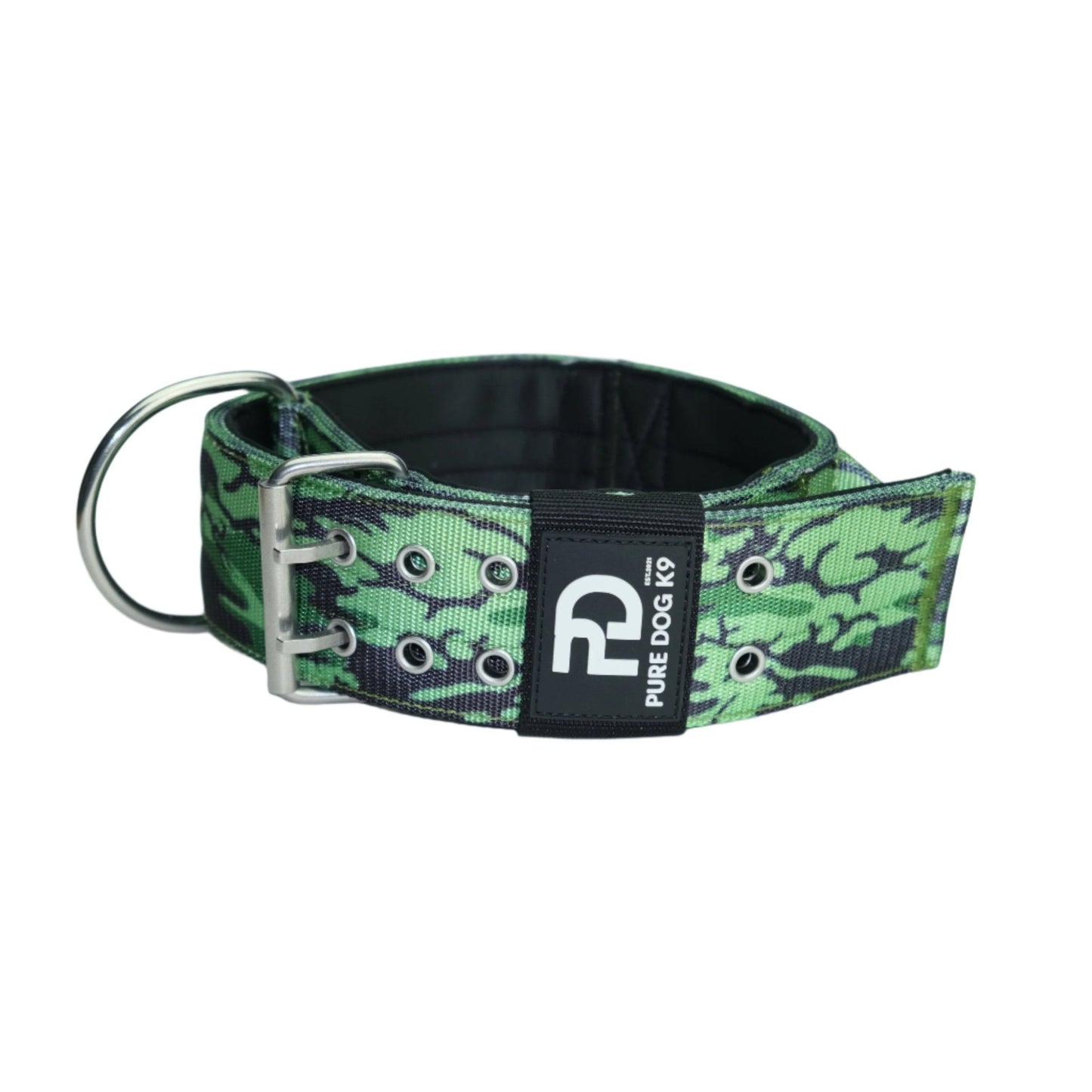 7cm Sport Collar Green Camo - Pet Supplier Store