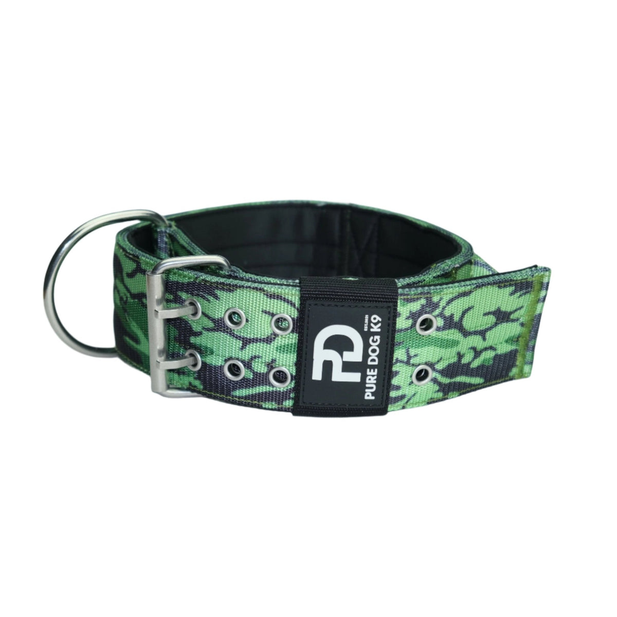 7cm Sport Collar Green Camo - Pet Supplier Store