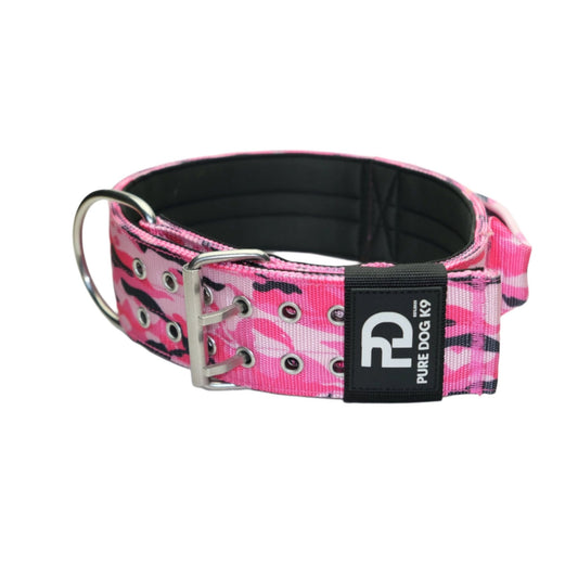 7cm Sport Collar Pink Camo - Pet Supplier Store