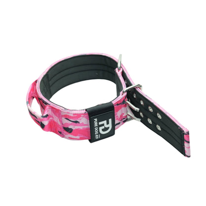 7cm Sport Collar Pink Camo - Pet Supplier Store