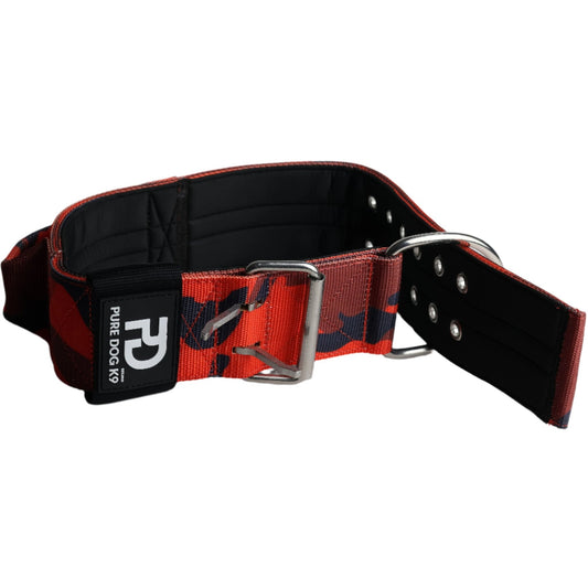 7cm Sport Collar Red Camo - Pet Supplier Store